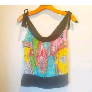 NWT Lula Kate size 2 multicolor tank top blouse